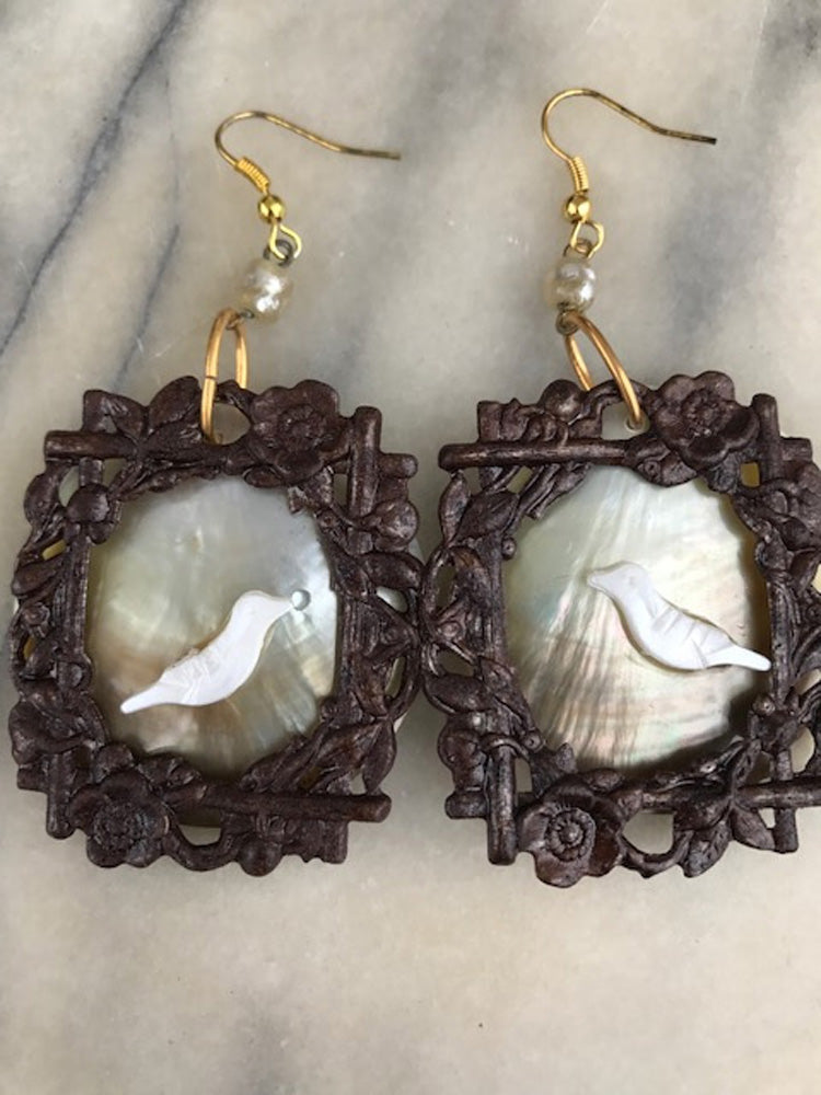 Hand Carved Mother of Pearl and a Medieval Proverb