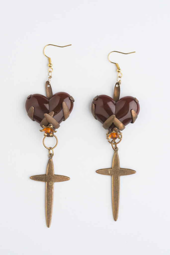 The Sacred Truth about Vintage Love Earrings by Ghost and Lola