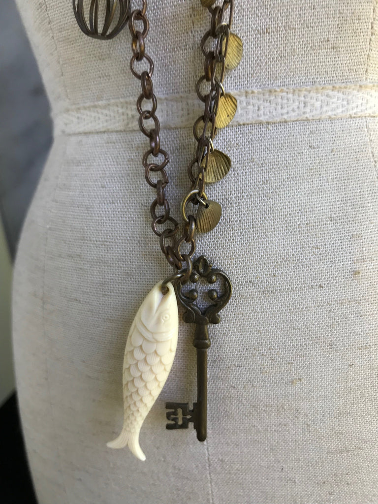 Secret Talisman Necklace inspired by Artist Paul Klee