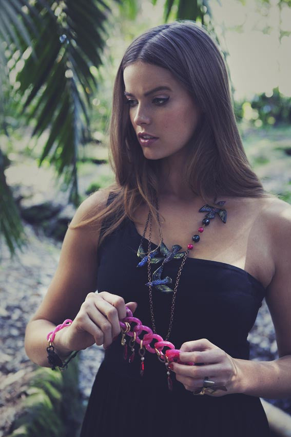 Pink is the new Black- Beau Monde Bracelet by Ghost and Lola