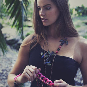 Pink is the new Black- Beau Monde Bracelet by Ghost and Lola