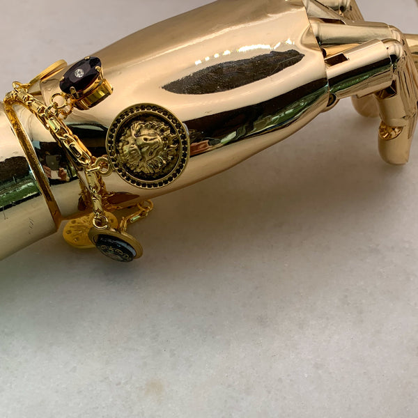 Gold Charm Bracelet | Vintage Style | Handmade in Australia | Bohemian