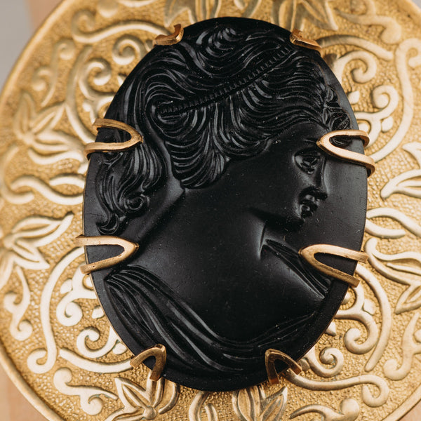 French Jet Cuff | Vintage handmade jewellery | Australian from Byron Bay