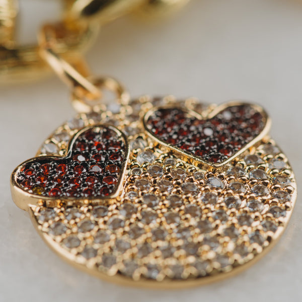 Gold Bracelet | Vintage Jewellery | Handmade in Australia | Smiley Face