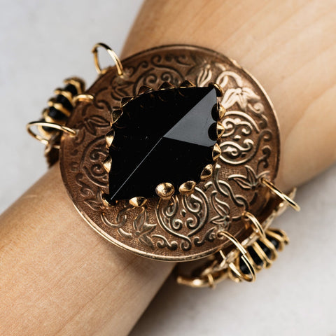 Hollywood Bracelet | Vintage French Jet | Handmade in Australia