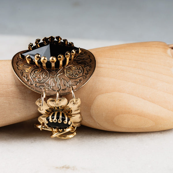 Hollywood Bracelet | Vintage French Jet | Handmade in Australia