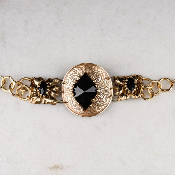 Hollywood Bracelet | Vintage French Jet | Handmade in Australia