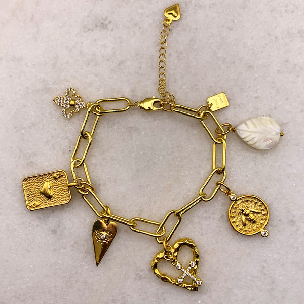 Charm Bracelet | Vintage Jewellery | Handmade in Australia | Boho Chic
