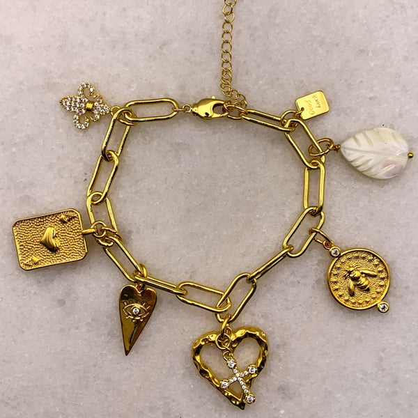 Charm Bracelet | Vintage Jewellery | Handmade in Australia | Boho Chic