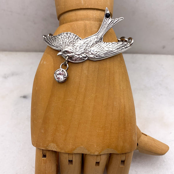 Silver Swallow Bracelet | Bird Jewellery | Handmade in Australia 