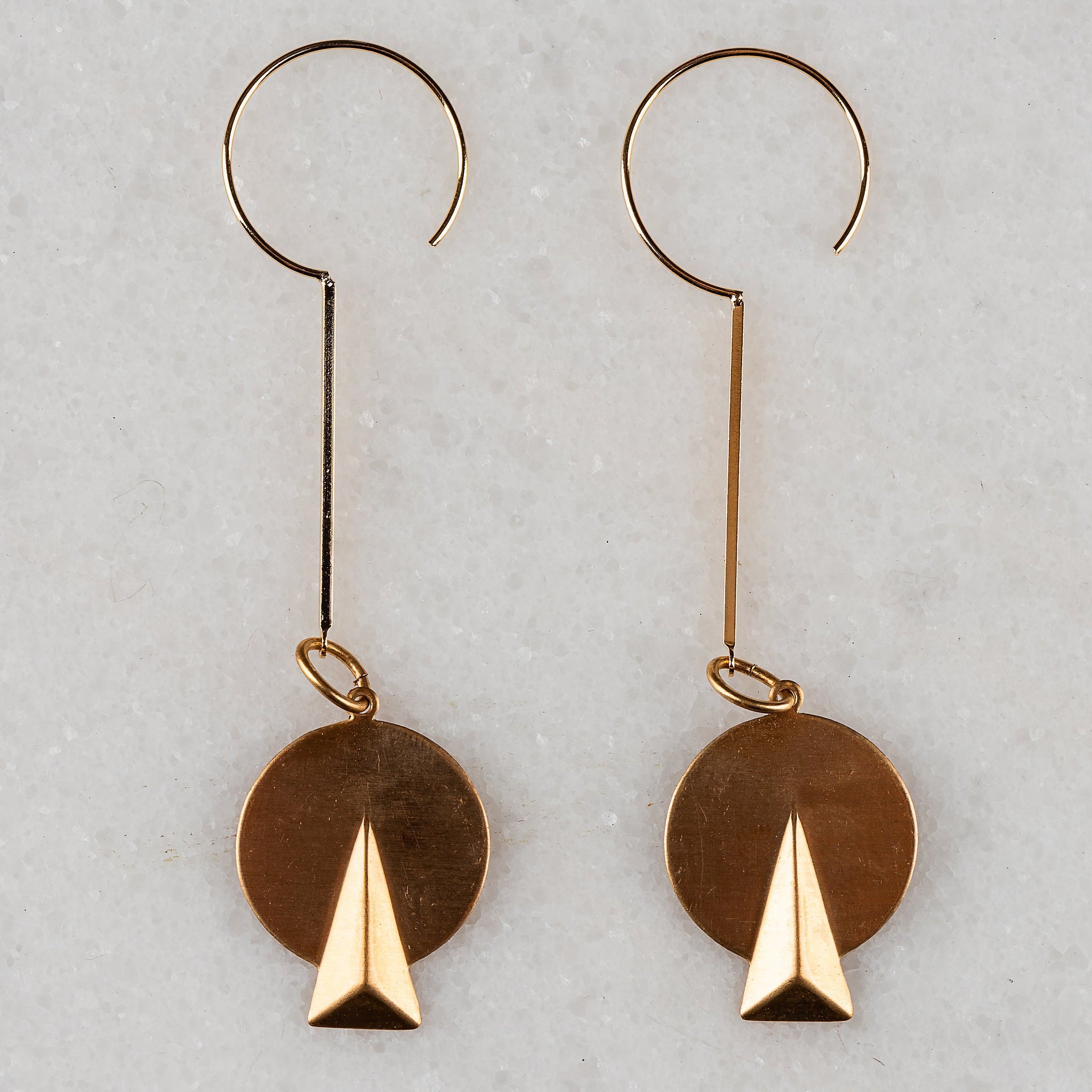 Bauhaus Jewellery | Vintage Upcycled | Minimalist Statement Earrings