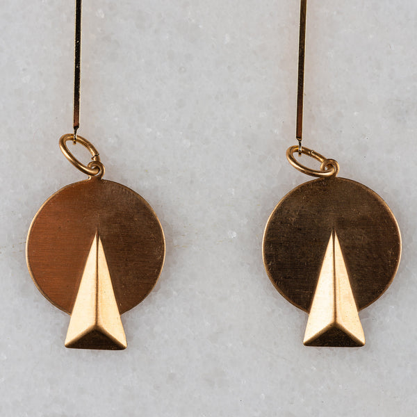 Bauhaus Jewellery | Vintage Upcycled | Minimalist Statement Earrings