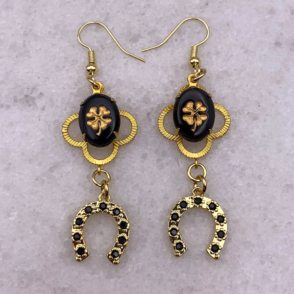 Four Leaf Clover | Lucky Horseshoe | Handmade in Australia | Lucky Charm