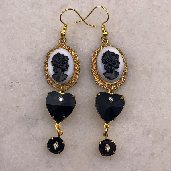 Cameo Earrings | Handmade in Australia | Vintage | Bohemian Style