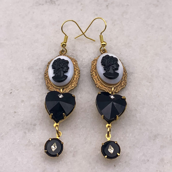 Cameo Earrings | Handmade in Australia | Vintage | Bohemian Style