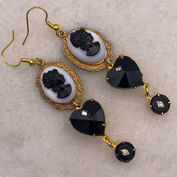 Cameo Earrings | Handmade in Australia | Vintage | Bohemian Style