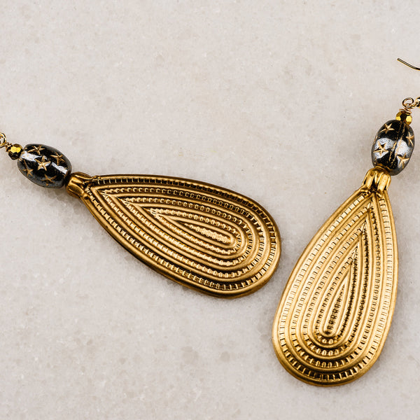 Celestial earrings | Vintage Style | Handmade in Australia | French Chic 