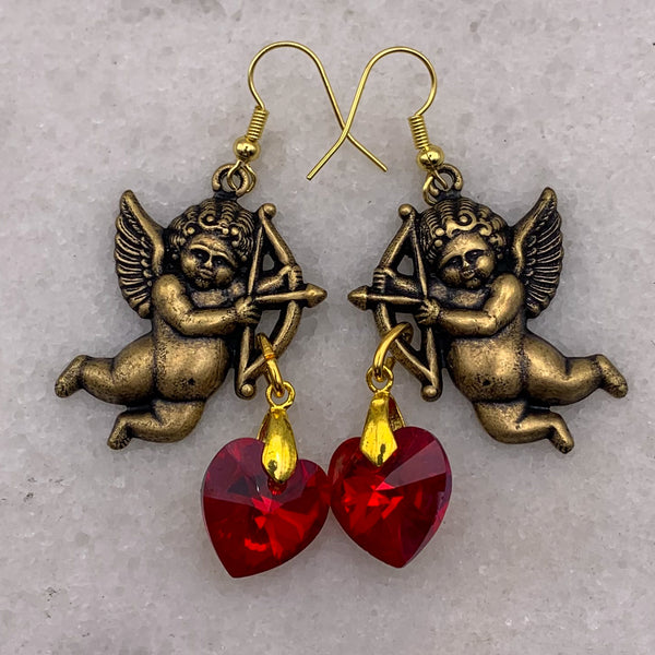 Cherub Cupid Earrings | Handmade in Australia | Vintage | Bohemian Style