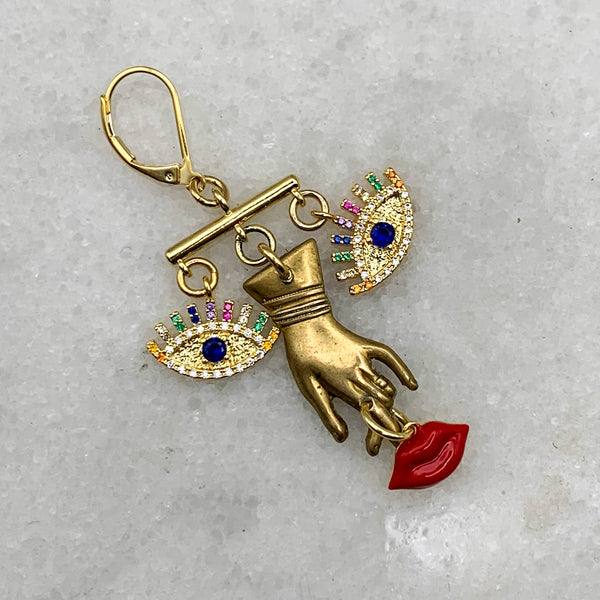 Dali Earrings | Statement Jewellery | Boho Chic Style | Hand Made in Australia 