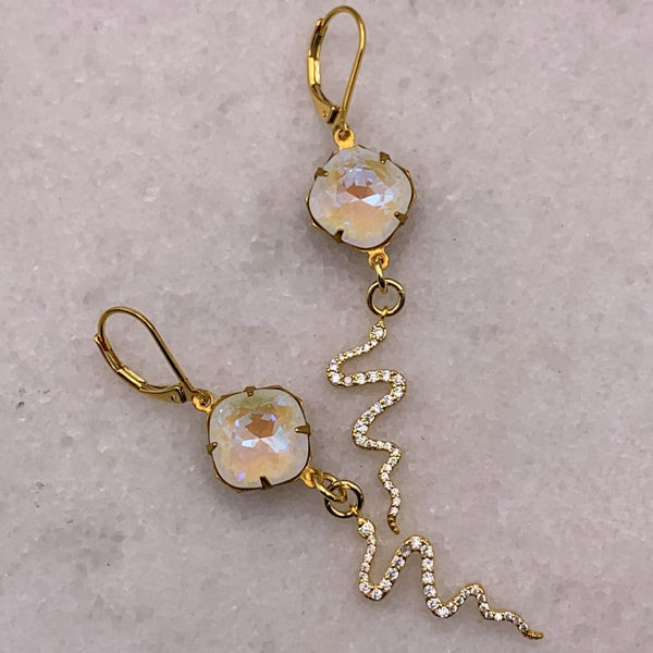 White Opal Crystal | Handmade in Australia | Vintage | Contemporary Style