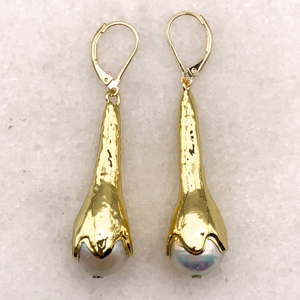 Pearl Earrings | Gold Filled | |Handmade in Australia | Bohemian Chic