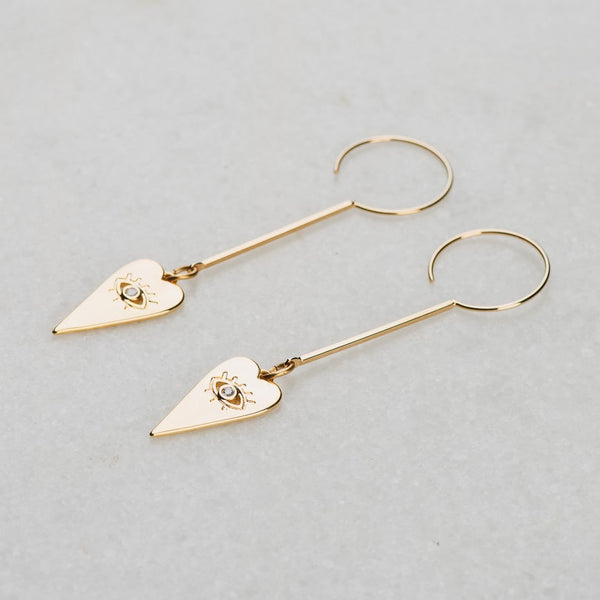 Eye Candy Earrings | Gold Jewellery | Diamanté's  | Australian made