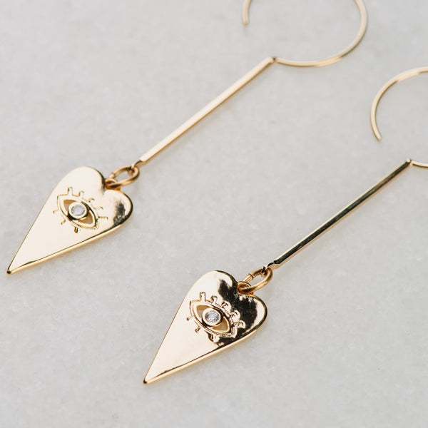 Eye Candy Earrings | Gold Jewellery | Diamanté's  | Australian made