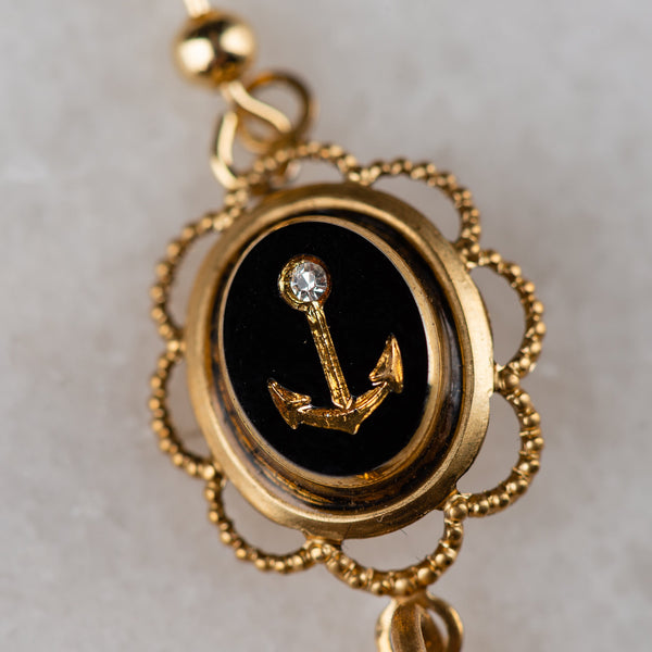 Gold Medallion Earrings | Vintage Upcycled Jewellery | Bohemian Style