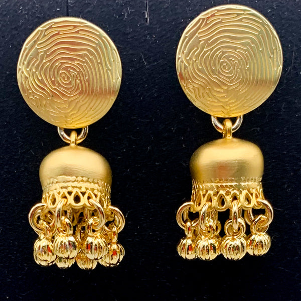 Gold Earrings | Handmade in Australia | Sculptural Art 