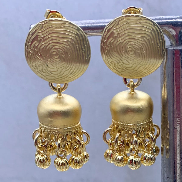 Gold Earrings | Handmade in Australia | Sculptural Art 

