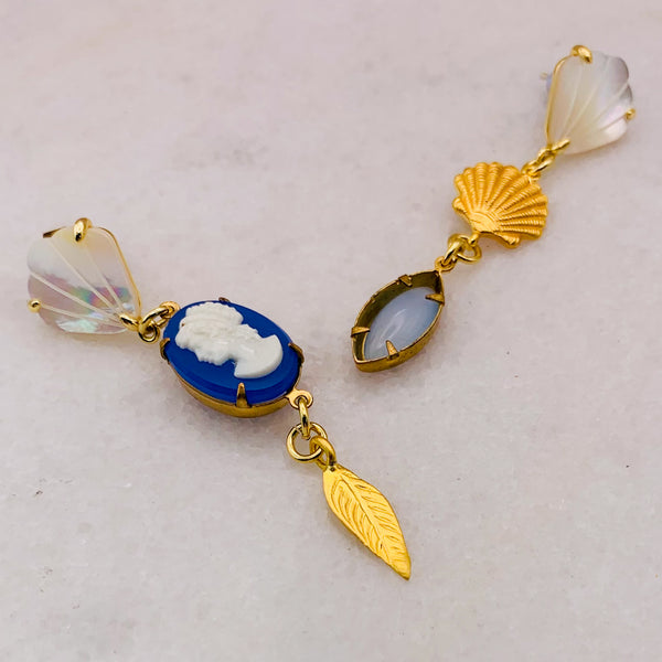 Gold Bloomer Earrings - Sample Sale