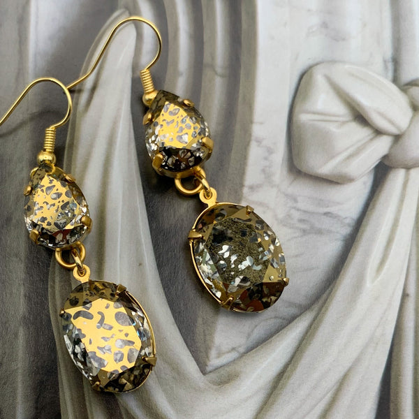 Picasso Crystal | Vintage Style | Gold Patina | Handmade in Australia 