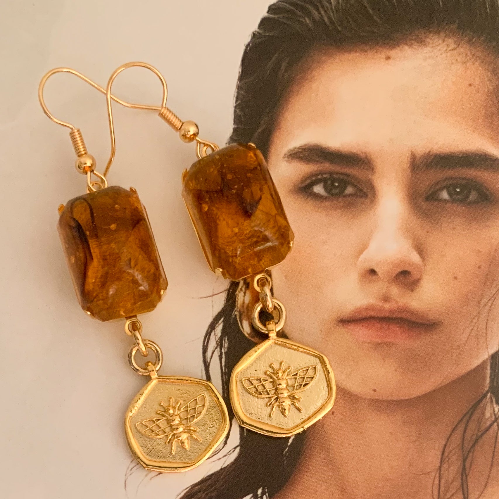 Amber | Bee Charm | Handmade in Australia | Boho Luxe