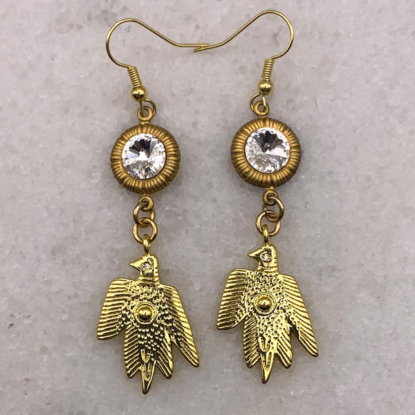 Bird Earrings | Navajo Thunderbird | Handmade in Australia | Contemporary Design