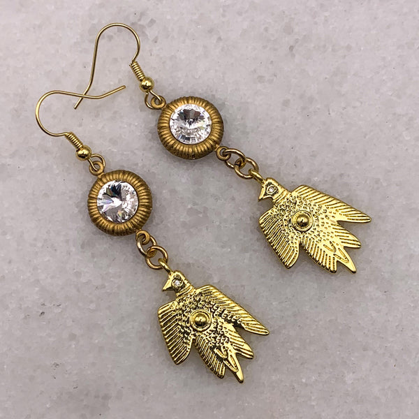 Bird Earrings | Navajo Thunderbird | Handmade in Australia | Contemporary Design