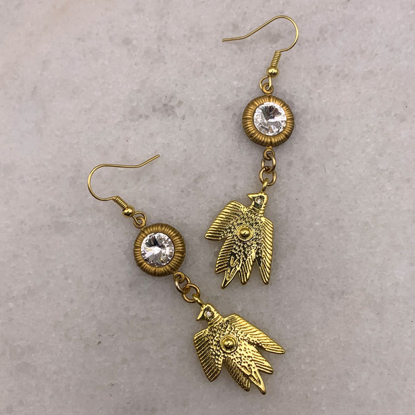 Bird Earrings | Navajo Thunderbird | Handmade in Australia | Contemporary Design
