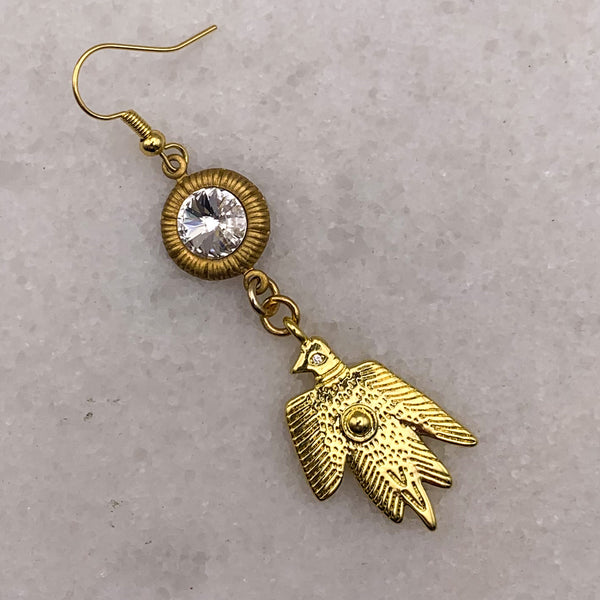 Bird Earrings | Navajo Thunderbird | Handmade in Australia | Contemporary Design