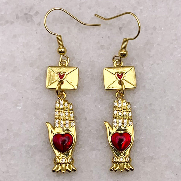 Vintage Ruby Crystal | Hand Gilded | Handmade in Australia | Vintage | Bohemian Style