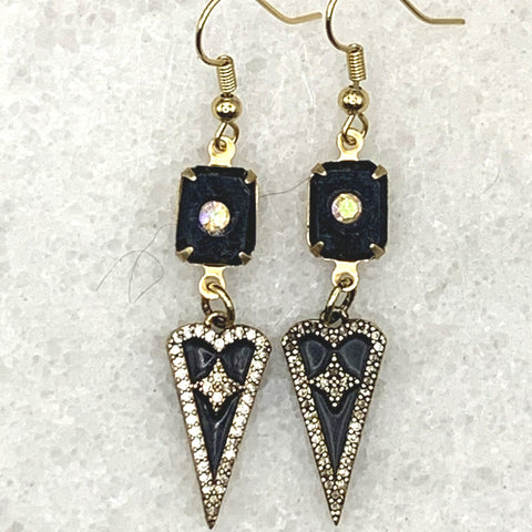 Diamante Encrusted | Vintage Crystal | Hand Made Jewellery | Bohemian Style