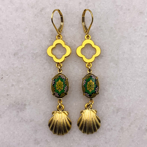 Mosaic Earrings | Vintage | Bohemian Chic | Handmade in Australia