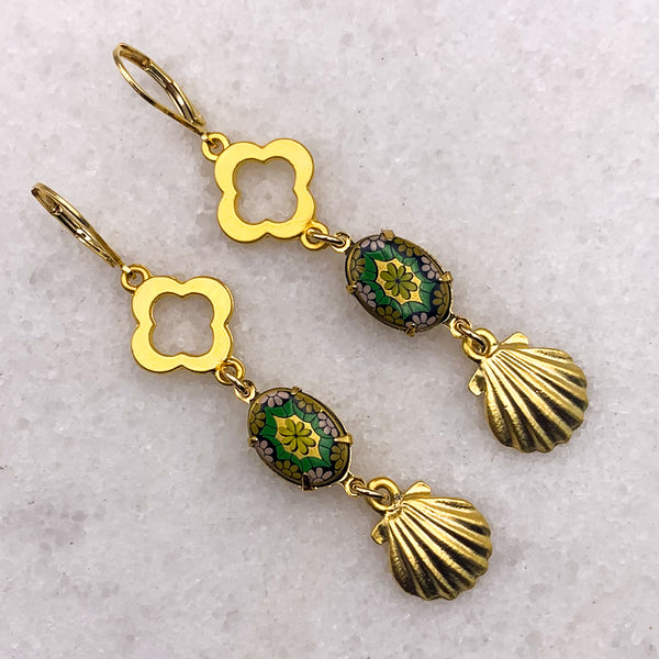 Mosaic Earrings | Vintage | Bohemian Chic | Handmade in Australia
