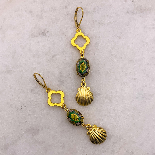 Mosaic Earrings | Vintage | Bohemian Chic | Handmade in Australia