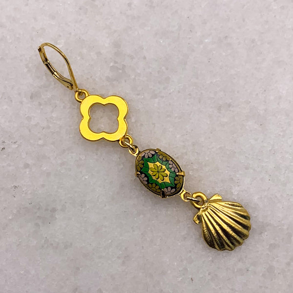 Mosaic Earrings | Vintage | Bohemian Chic | Handmade in Australia
