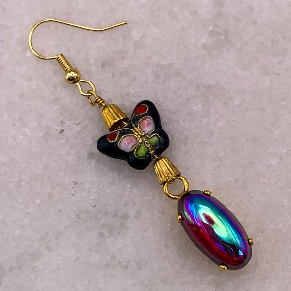 Butterfly Jewellery | Vintage Style | Cloisonne | Handmade in Australia
