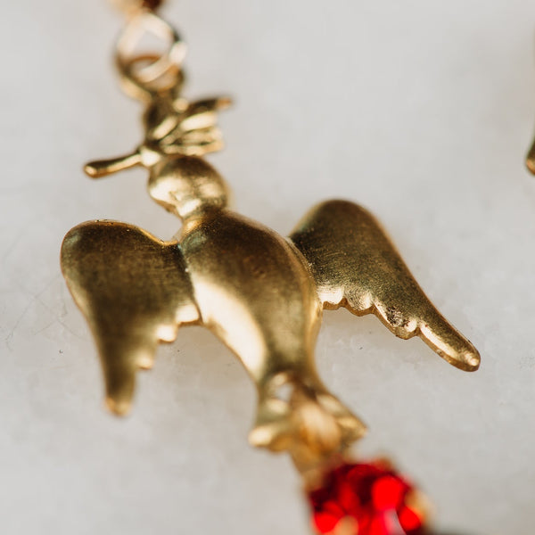 Peace Dove | Ruby Cameo | Vintage Style | Handmade in Australia