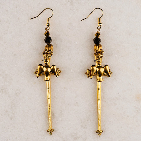 Peace Dove Earrings | Vintage | Handmade in Australia