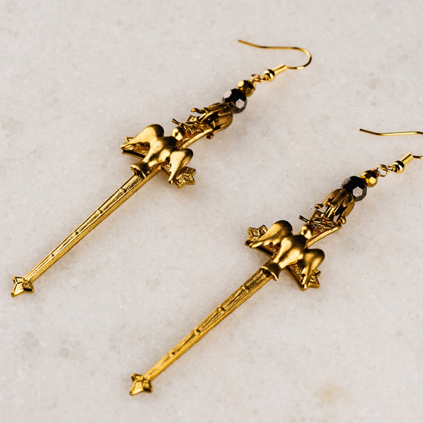 Peace Dove Earrings | Vintage | Handmade in Australia