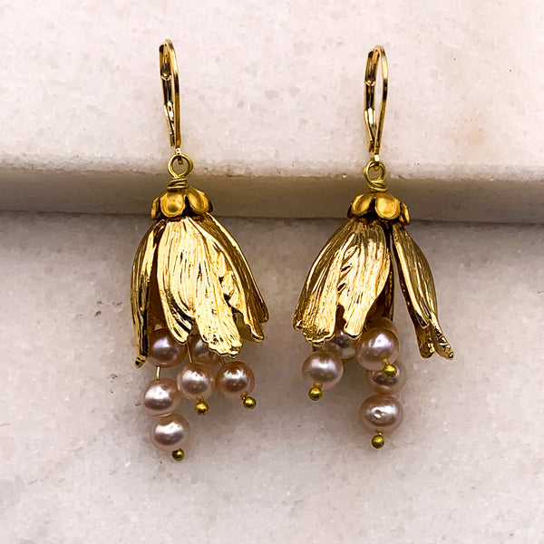 Pearl Earrings | Turquoise | Handmade in Australia | Contemporary Jewellery