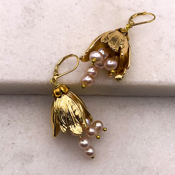 Pearl Earrings | Turquoise | Handmade in Australia | Contemporary Jewellery