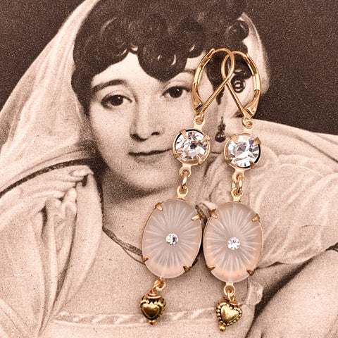 Vintage Camphor Cut Crystal | Art Deco | Handmade in Australia | Bohemian Style